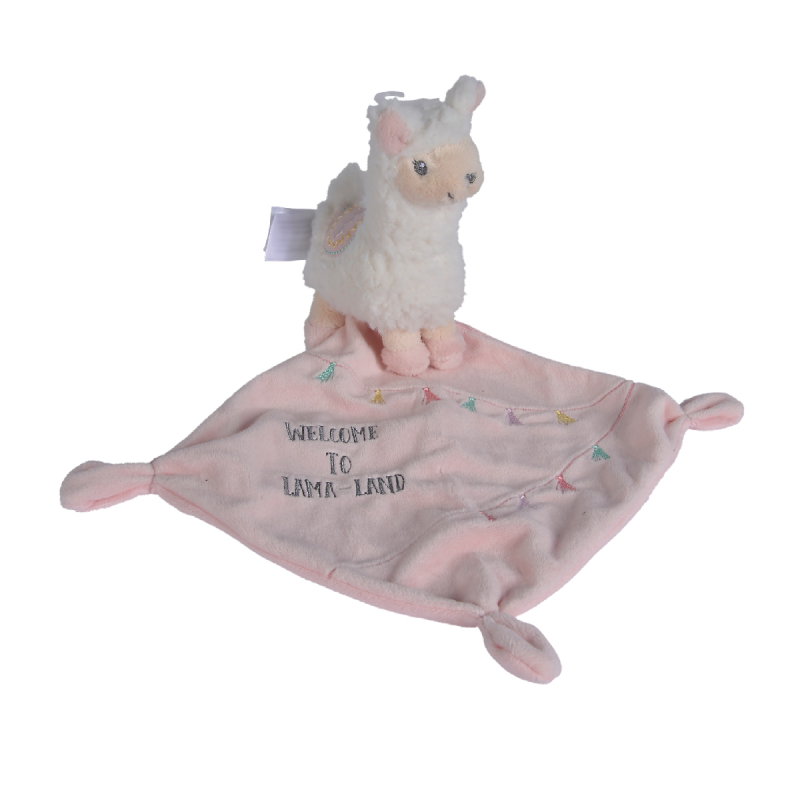  my magical friend baby comforter with pink lama welcome to lamaland 